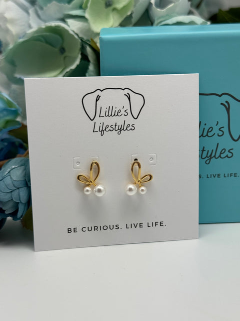 Bow Dangle Earrings
