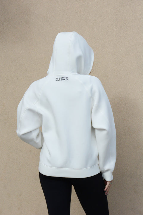 women's hooded zip sweatshirt