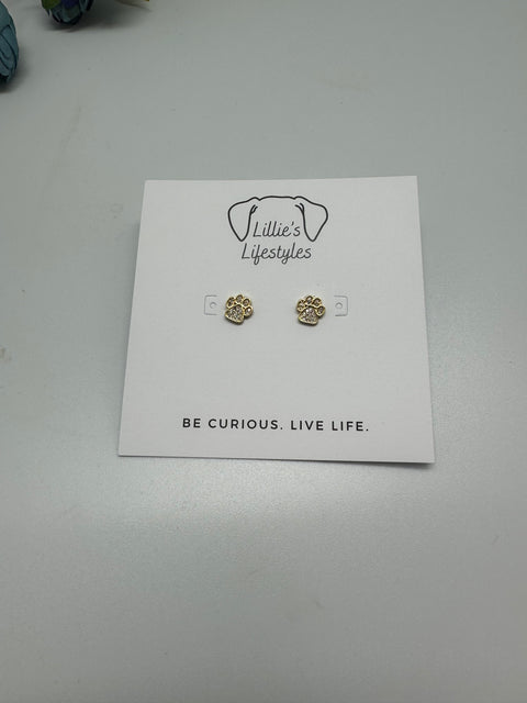 Paw Print Earrings