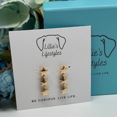 Star Drop Earrings