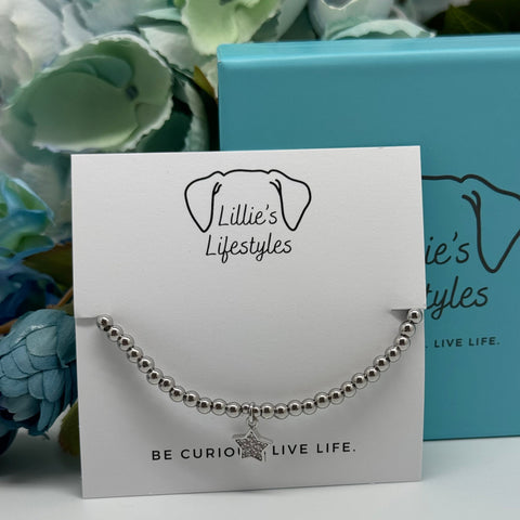 Stainless Steel Star dangle Bracelet