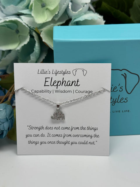 Stainless Steel Elephant Necklace