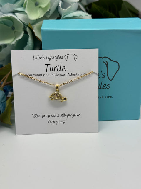 Stainless Steel Turtle Necklace