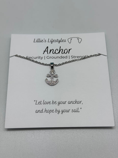 Stainless Steel Anchor Necklace