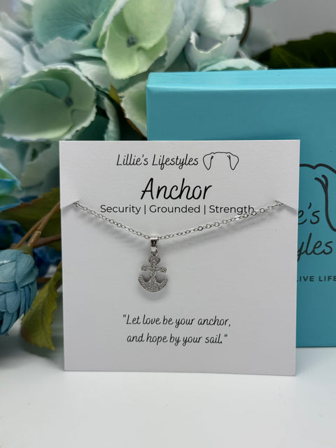 Stainless Steel Anchor Necklace